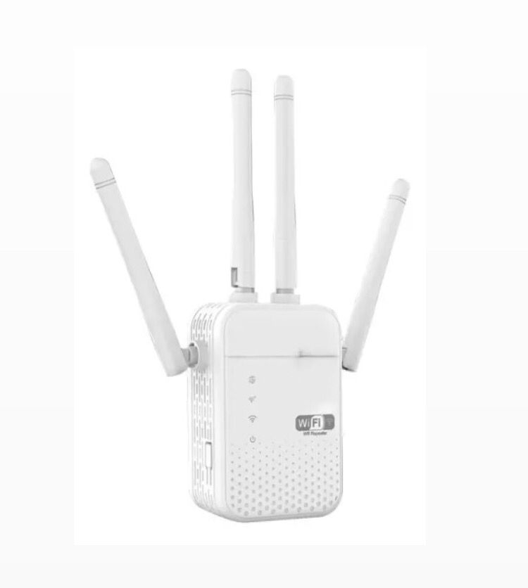 Amplificador De Señal 2.4g Con Cuatro Antenas 300mbps Wifi
