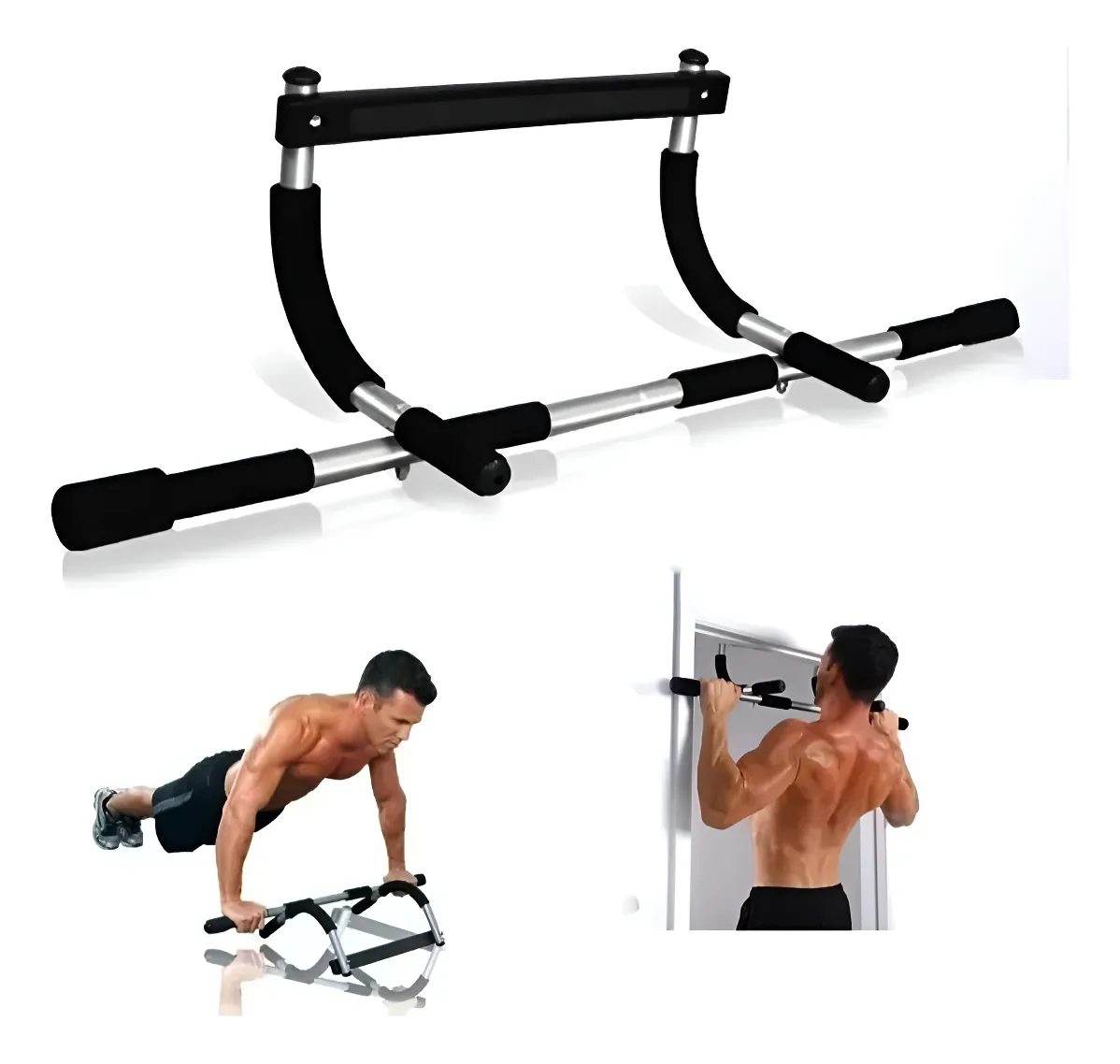 Barra Soporte De Ejercicio Flexión Multifuncional Dominadas - Imagen 5