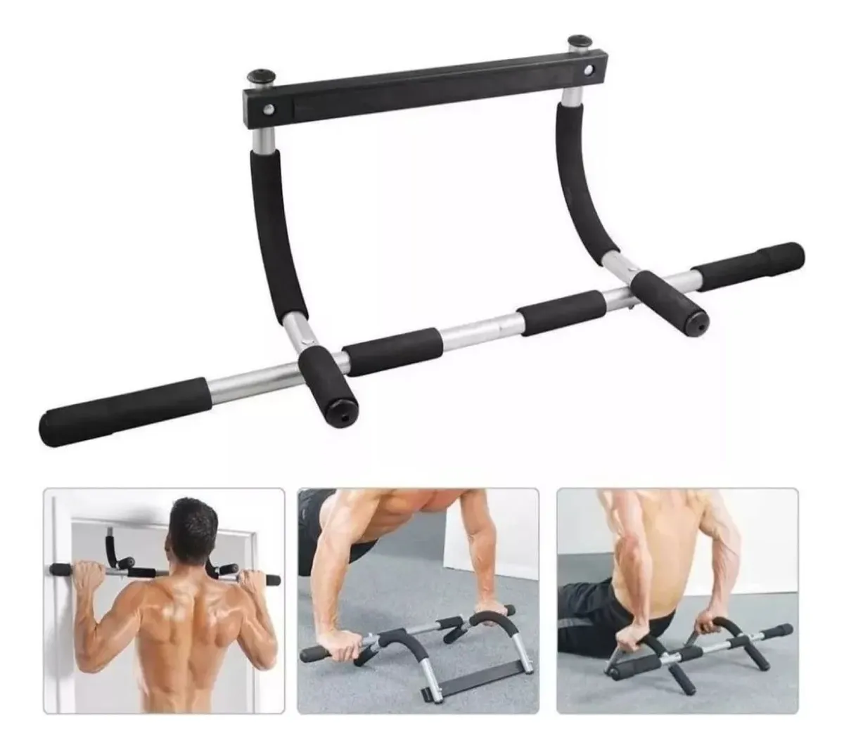 Barra Soporte De Ejercicio Flexión Multifuncional Dominadas - Imagen 4