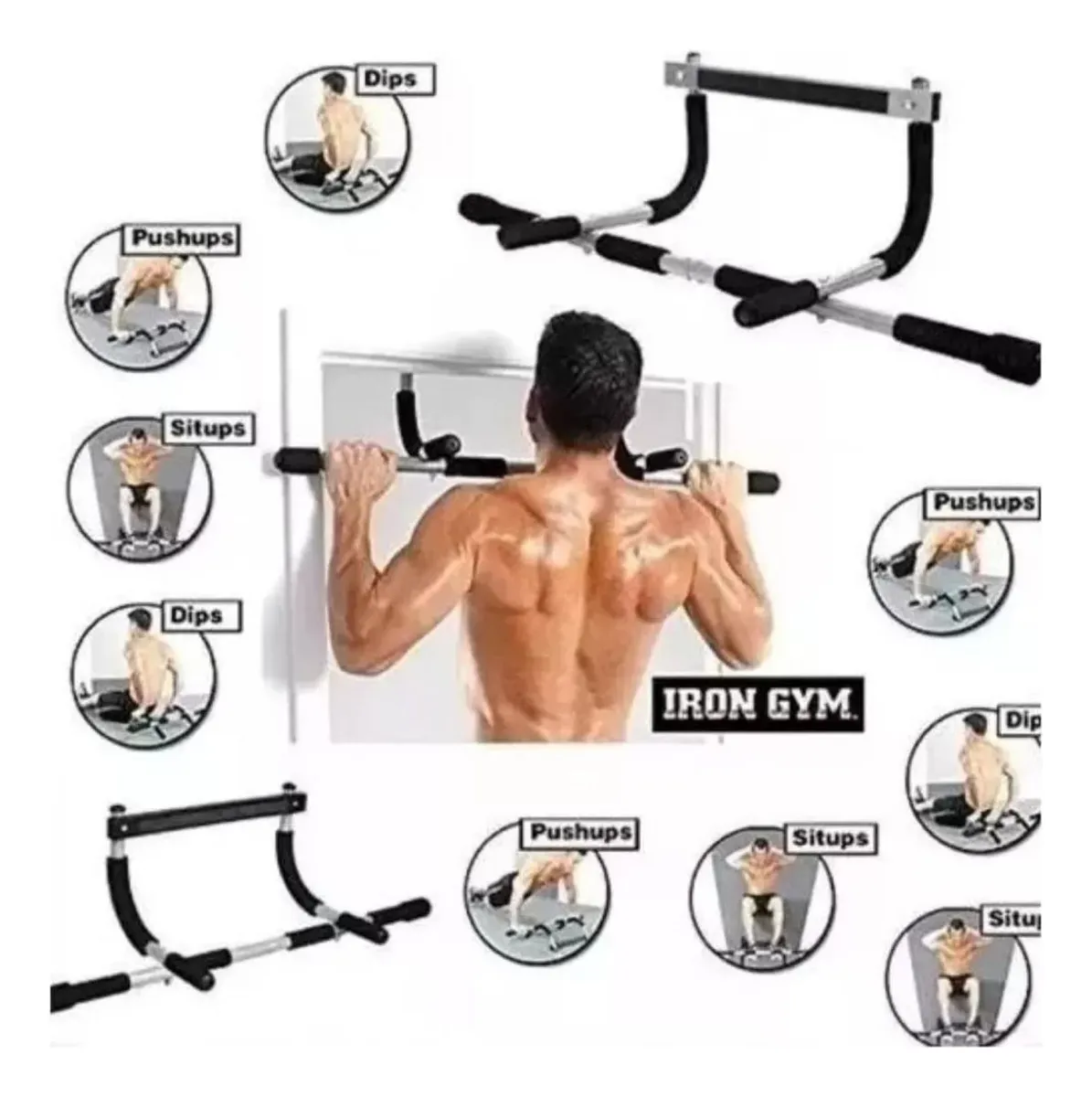 Barra Soporte De Ejercicio Flexión Multifuncional Dominadas