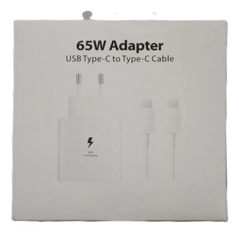 Cargador 65w Tipo C Compatible Samsung Carga Super Rápida - Imagen 3
