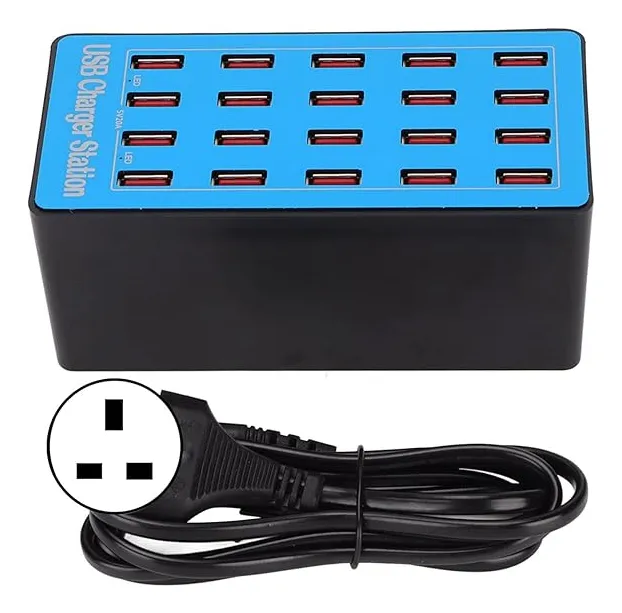 20 Puertos Cargador Usb 100w 5v Anwinka5+ Cargador Rápido