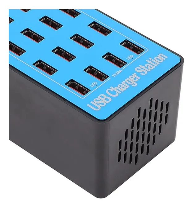 20 Puertos Cargador Usb 100w 5v Anwinka5+ Cargador Rápido - Imagen 6