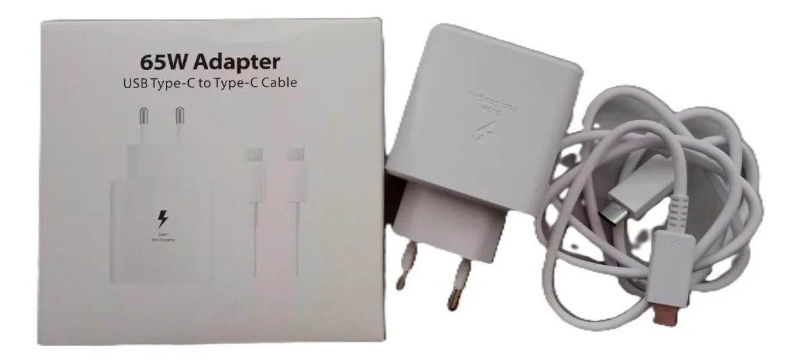 Cargador 65w Tipo C Compatible Samsung Carga Super Rápida - Imagen 5