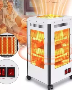 Estufa Calefactor Halógeno 360° A 2000w