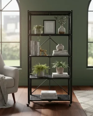 Estante Organizador Plegable Multiusos Resistente De Acero
