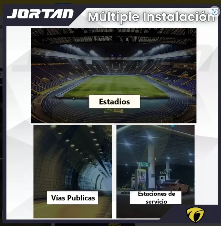Foco Led 100w Ip66 Jortan Reflectores Led - Imagen 5
