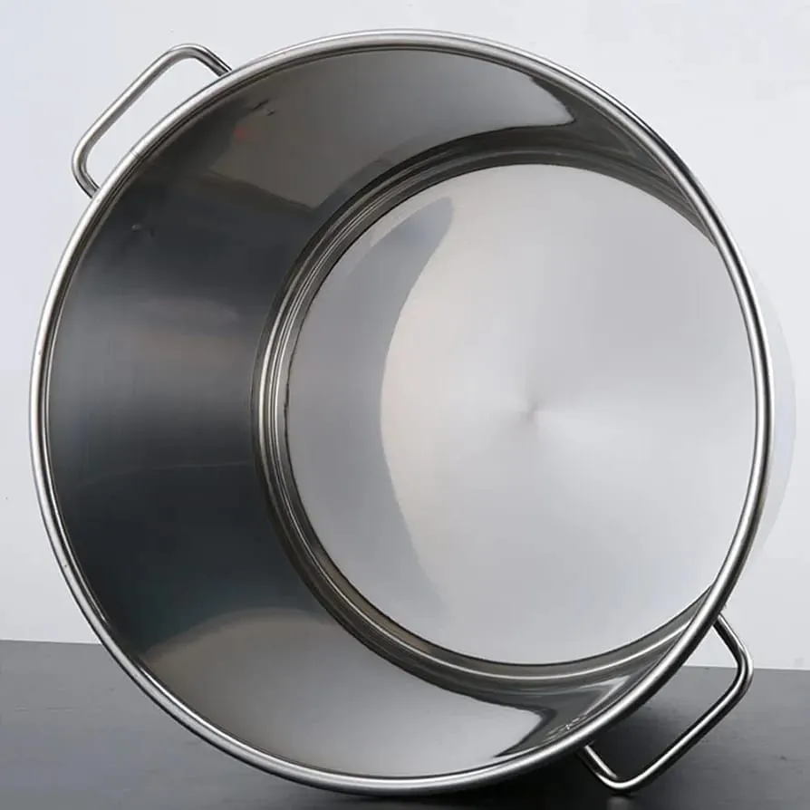 Olla Con Tapa En Acero Inox 40cm Alta Resistencia Y Calidad - Imagen 3