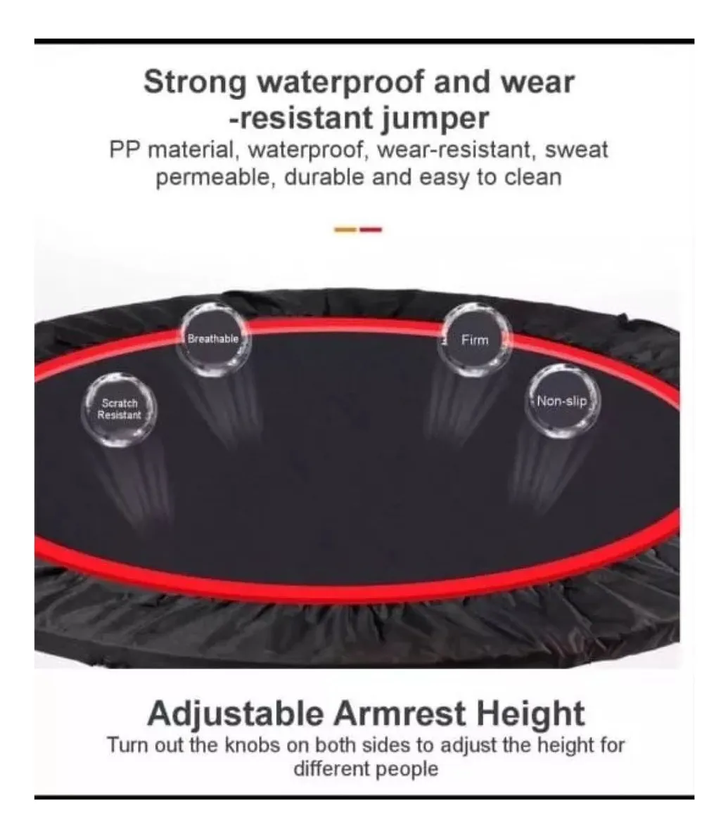 Trampolín Para Ejercicios Cama Elástica Plegable - Imagen 8