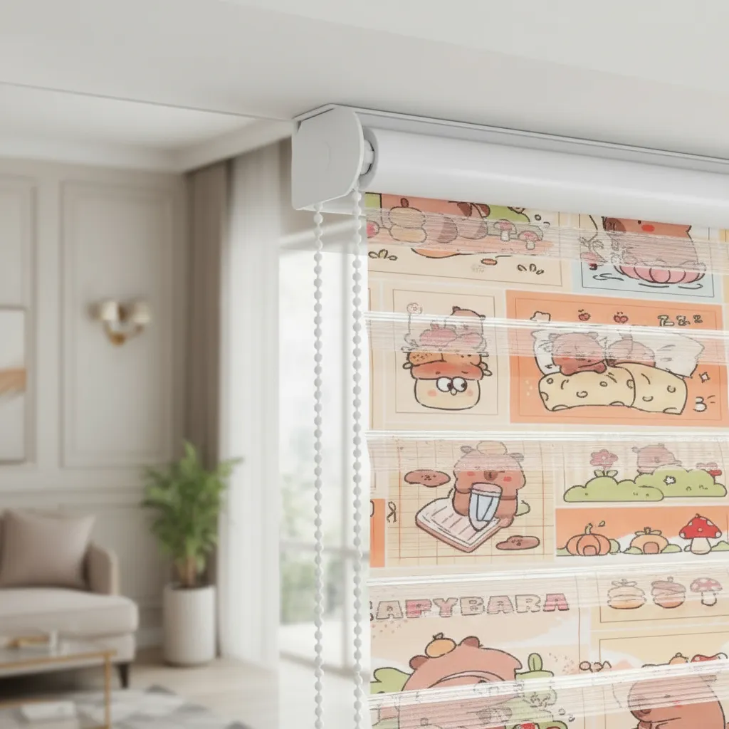 Cortina Roller Infantil Estampado Monitos 120x180cm - Imagen 7