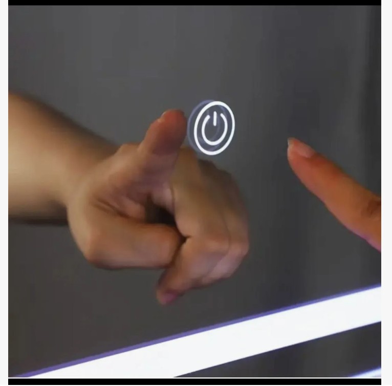 Espejo De Pared Rectangular Tres Tipos De Luces Led 50x70 - Imagen 4