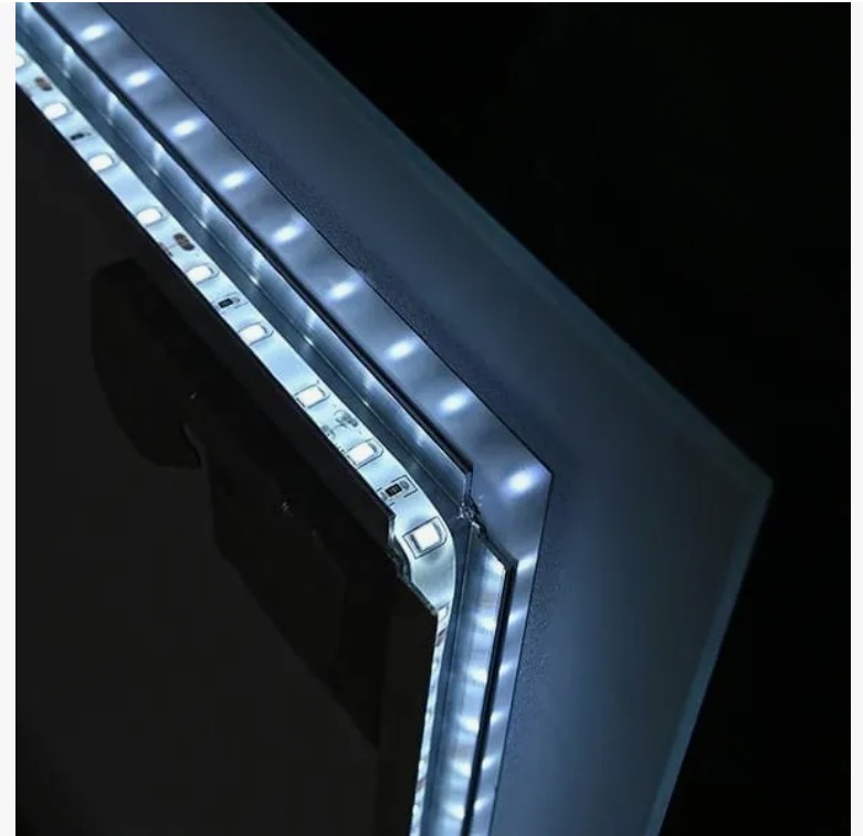 Espejo De Pared Rectangular Tres Tipos De Luces Led 50x70 - Imagen 3