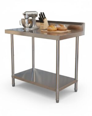 Meson Con Espaldal Acero Inoxidable 120x60x90 Resistente