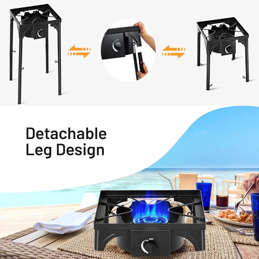 Fogon A Gas Simple Quemador De Fogon Cocinilla Camping - Imagen 5