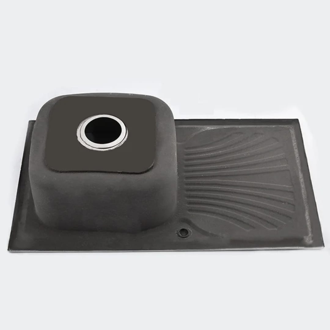 Lavaplatos 78x44 Acero Inoxidable Con Secador Empotrable Plateado - Imagen 4