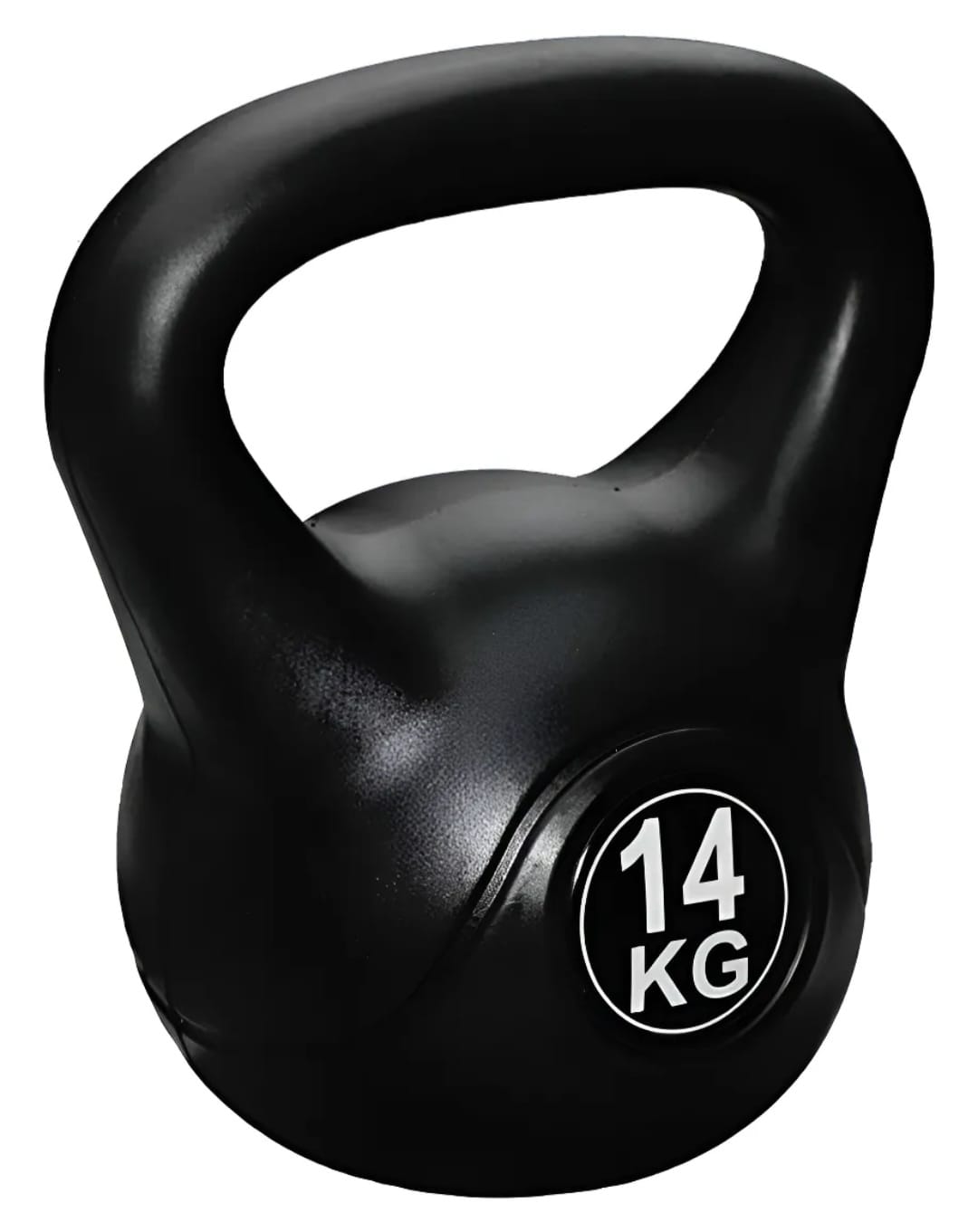 Pesa Rusa 14 Kg Con Agarre Ergonómico Entrenamiento Gym Negro - Imagen 2