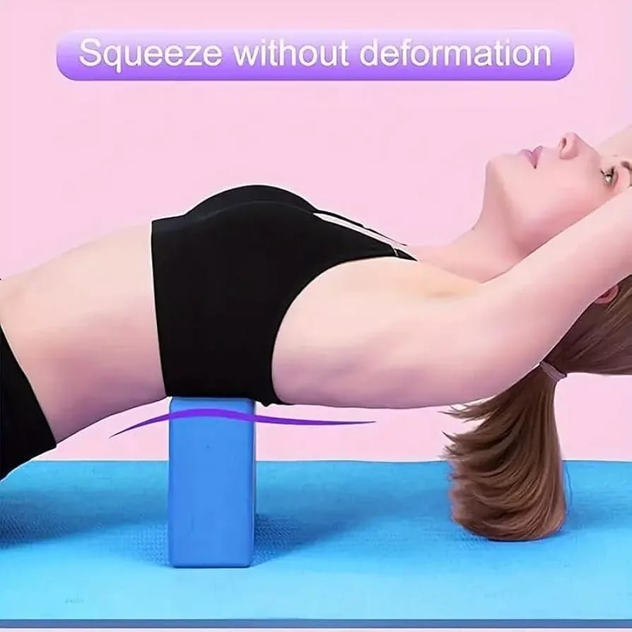 Bloque De Yoga Eva Antideslizante Para Pilates Y Fitness Colore Al Azar - Imagen 2