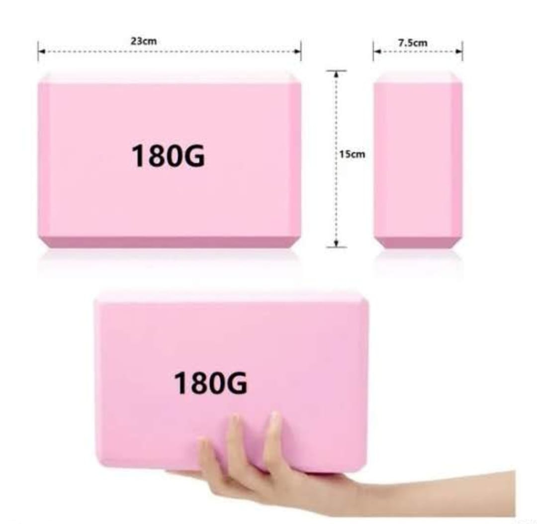 Bloque De Yoga Eva Antideslizante Para Pilates Y Fitness Colore Al Azar - Imagen 5