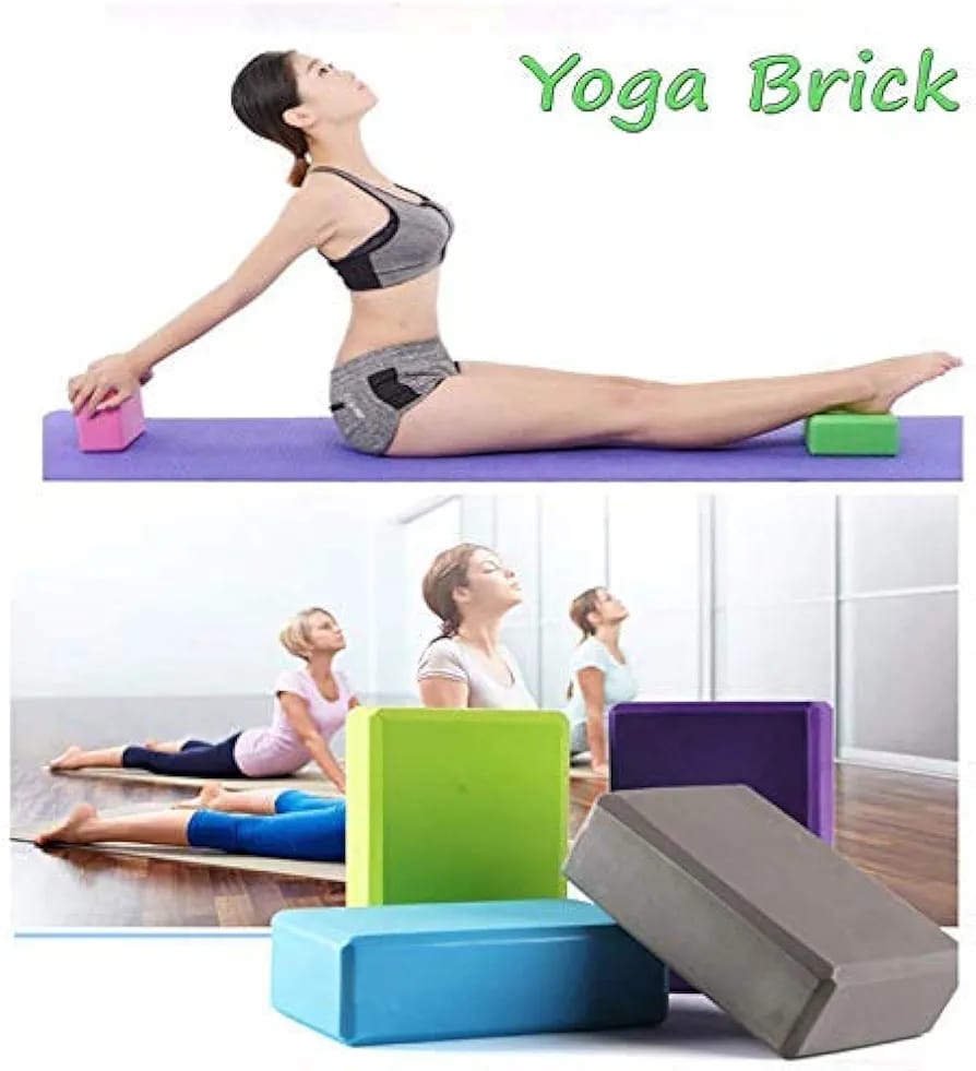 Bloque De Yoga Eva Antideslizante Para Pilates Y Fitness Colore Al Azar - Imagen 6