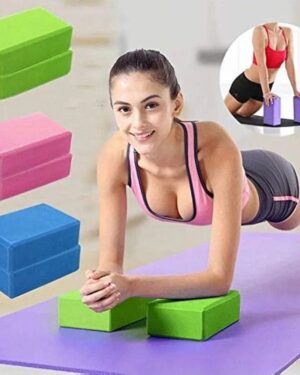 Bloque De Yoga Eva Antideslizante Para Pilates Y Fitness Colore Al Azar