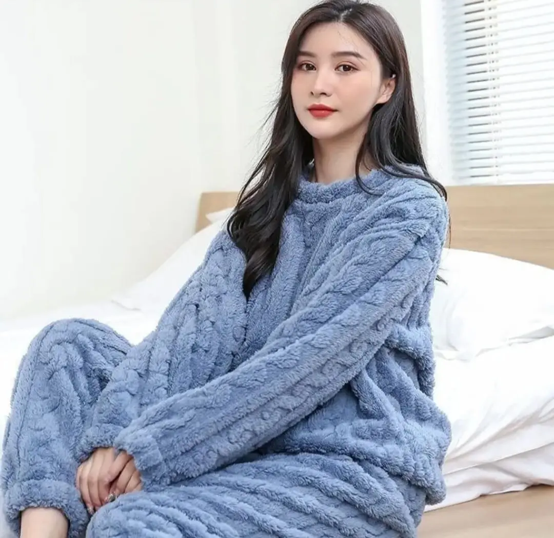 Conjunto 2 Piezas Pijamas Polar Tercio Suaves - Imagen 2