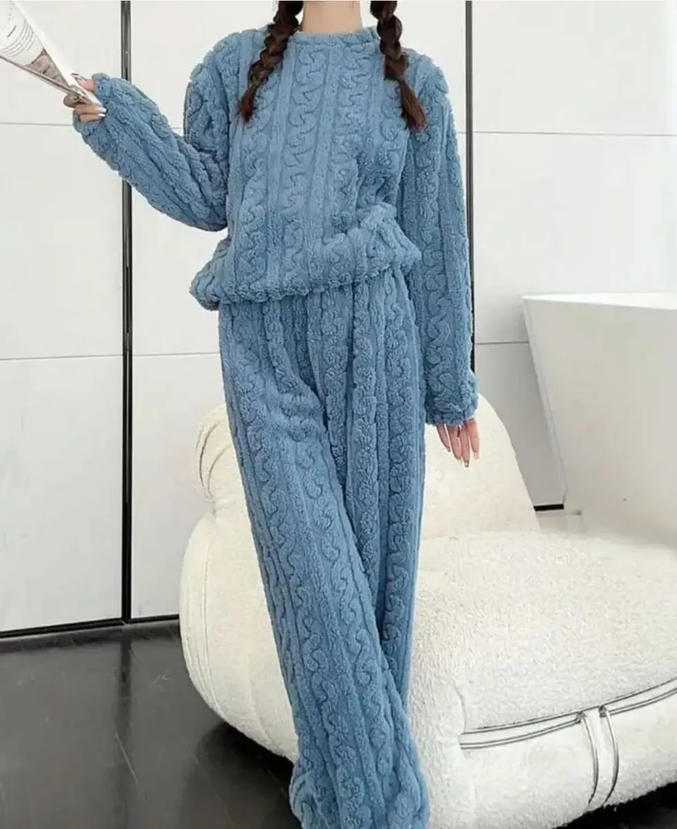 Conjunto 2 Piezas Pijamas Polar Tercio Suaves - Imagen 4
