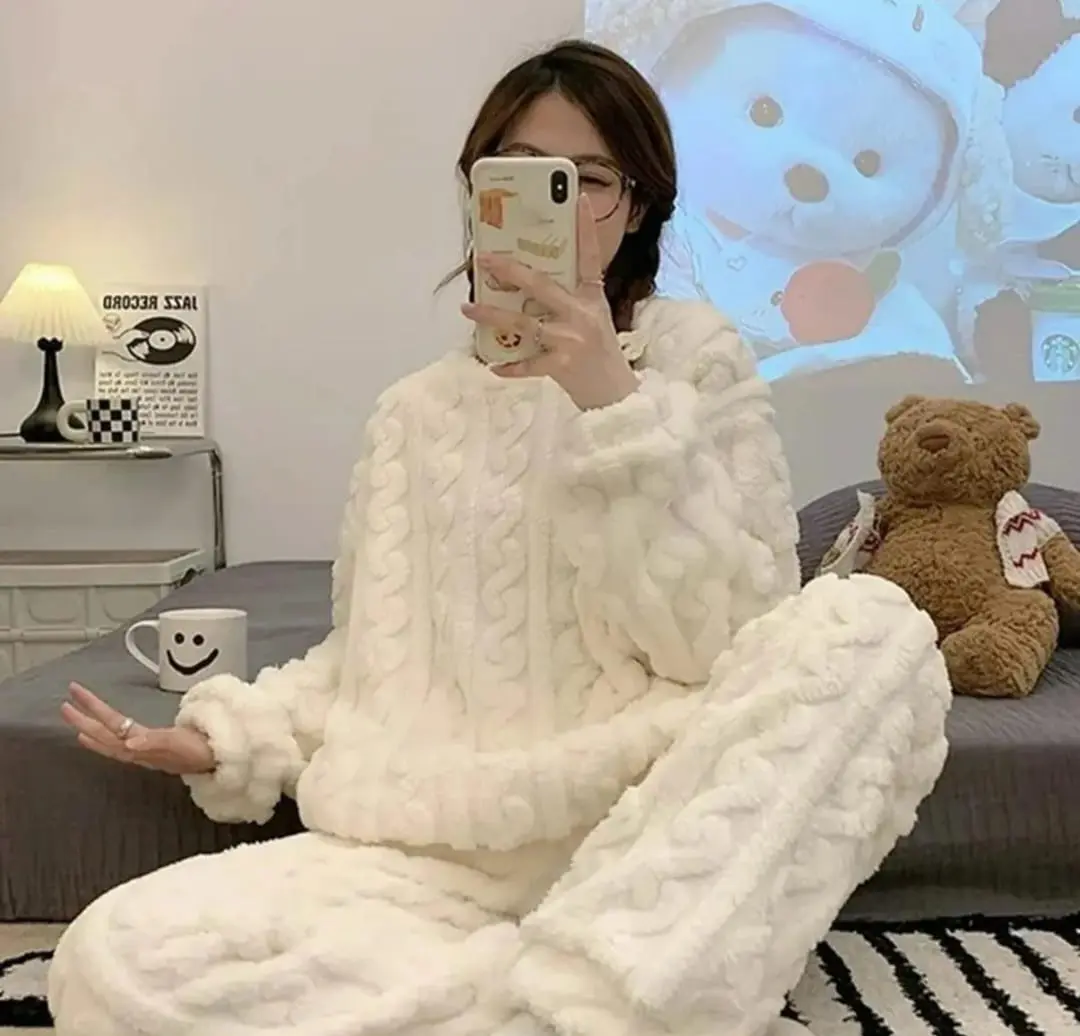 Conjunto 2 Piezas Pijamas Polar Tercio Suaves - Imagen 25