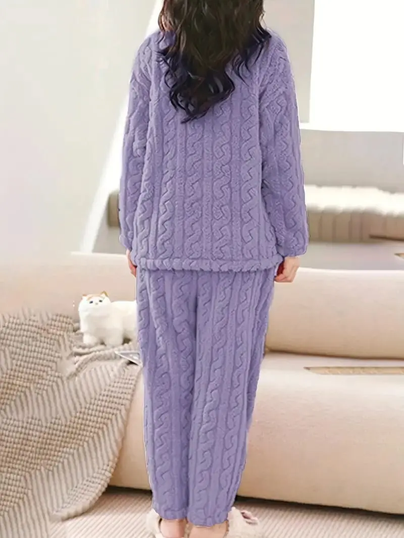 Conjunto 2 Piezas Pijamas Polar Tercio Suaves - Imagen 19