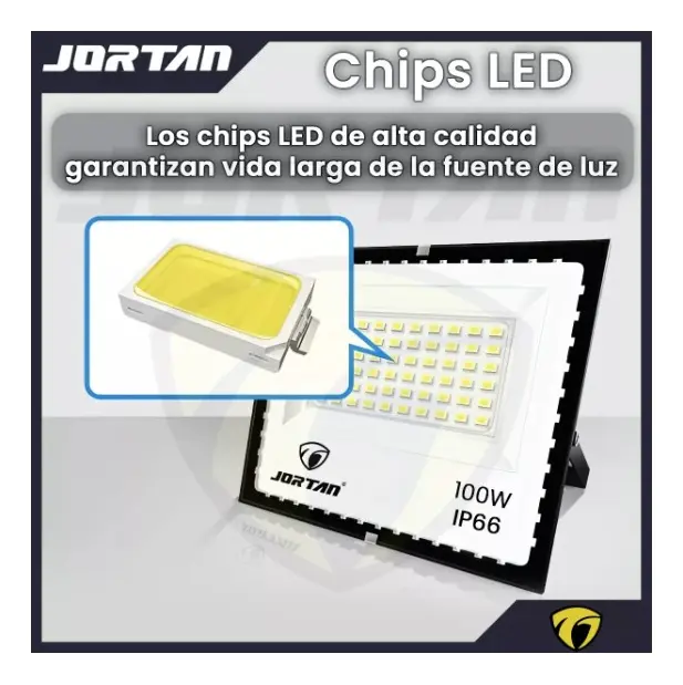 Foco Led 100w Ip67 Jortan Reflectores Led - Imagen 5