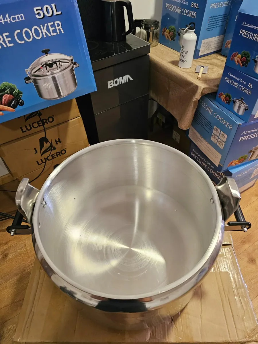 Olla A Presión 50l 44cm De Aluminium Con Tapa De Seguridad - Imagen 6