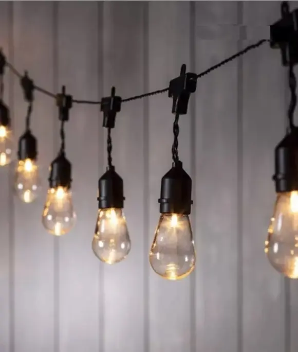 Extensión Guirnalda 20m Con 20 Socket Para Foco Led Vintage - Imagen 9