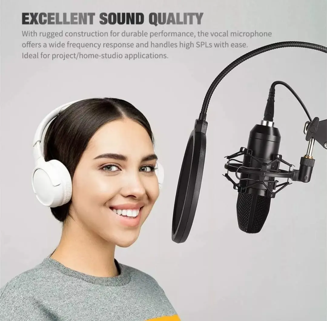 Kit Soporte 360° Para Micrófono De Grabación De Audio Profesional - Imagen 2