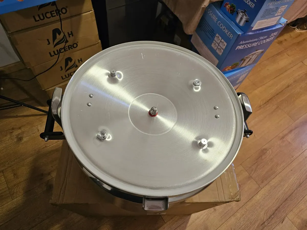 Olla A Presión 50l 44cm De Aluminium Con Tapa De Seguridad - Imagen 5