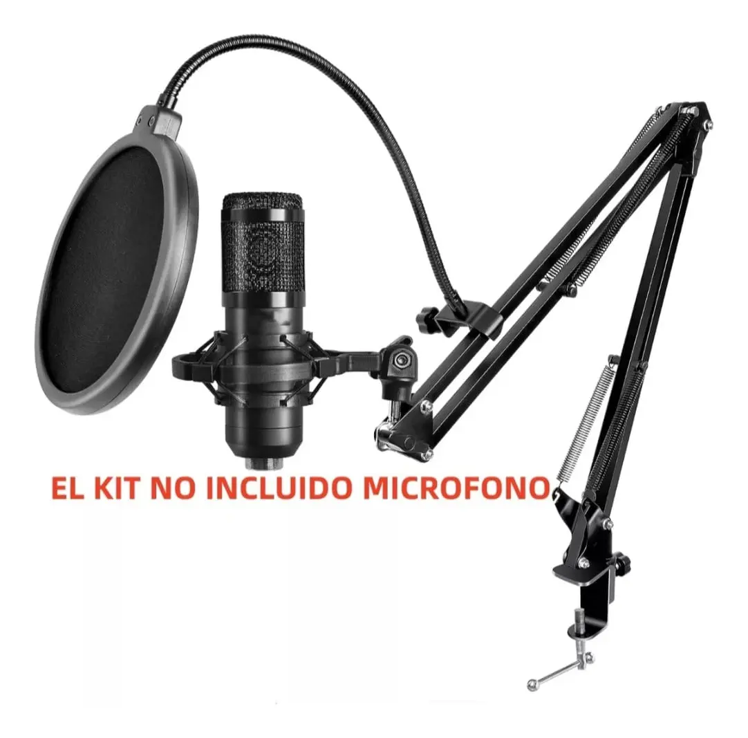 Kit Soporte 360° Para Micrófono De Grabación De Audio Profesional - Imagen 10