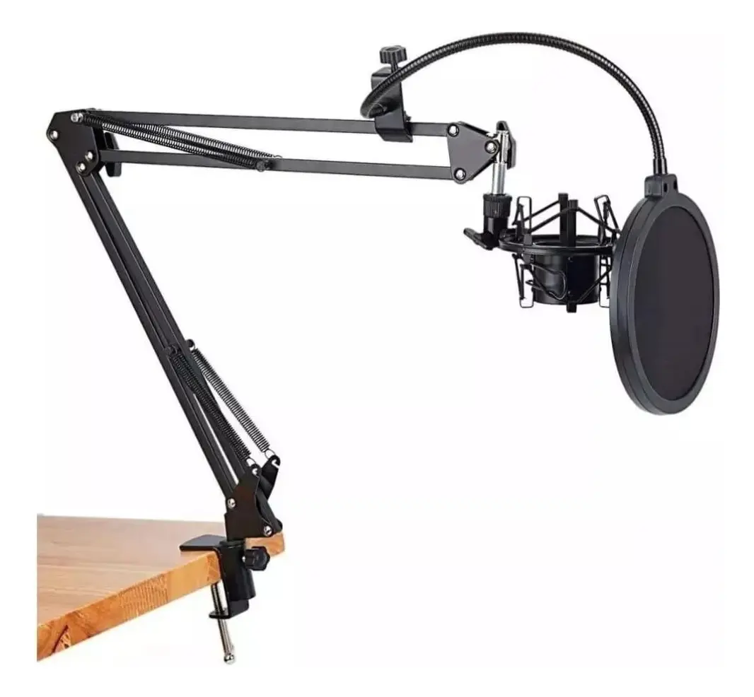 Kit Soporte 360° Para Micrófono De Grabación De Audio Profesional - Imagen 9