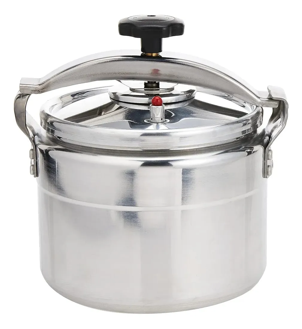 Olla A Presión 35lt 36cm De Aluminium Con Tapa De Seguridad