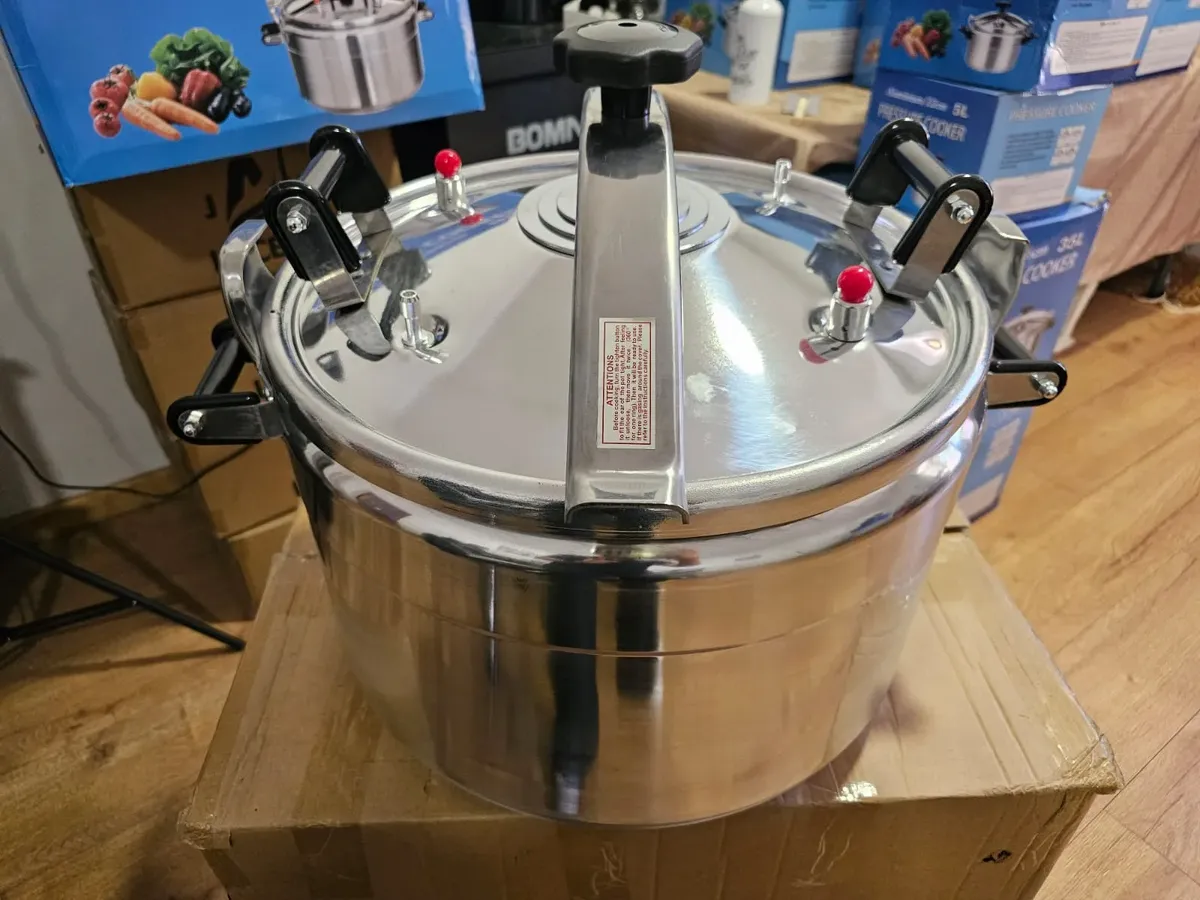Olla A Presión 50l 44cm De Aluminium Con Tapa De Seguridad - Imagen 4