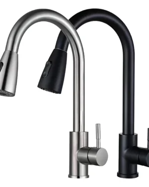 Llave Grifo Lavaplatos Cocina Monomando Extensible40cm Acero