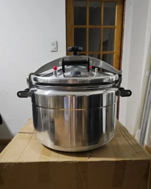 Olla A Presión 50l 44cm De Aluminium Con Tapa De Seguridad
