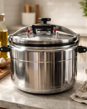 Olla A Presión 50l 44cm De Aluminium Con Tapa De Seguridad