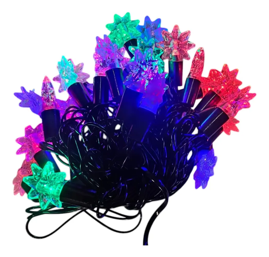 Guirnalda LED 4m Multicolor Estrellas Interior Exterior 28 Luces LED Outstanding
