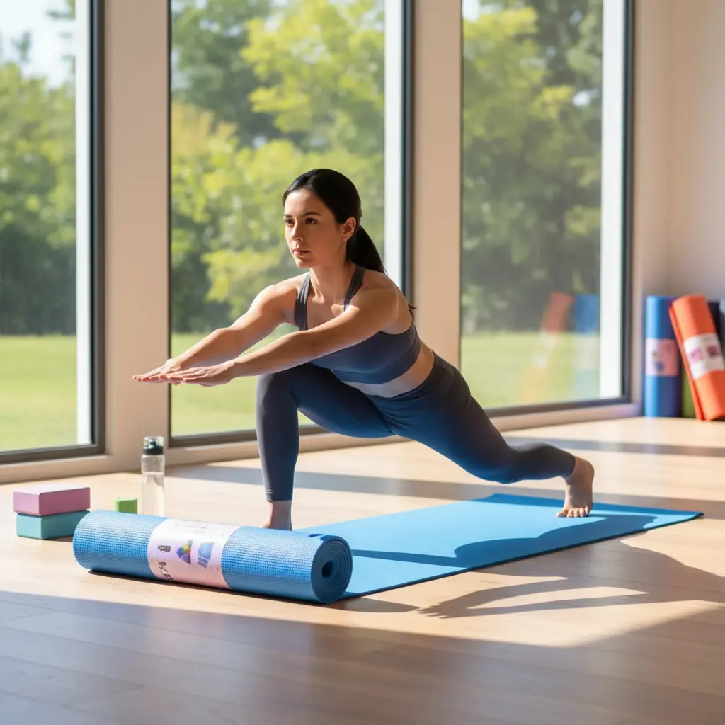 Colchoneta De Yoga 4mm Esterillas Para Hacer Yoga - Imagen 9