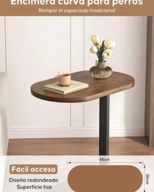 Mesa Auxiliar Tipo C Moderna 45x28x60 Cm Diseño Elegante