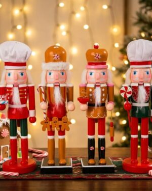 Cascanueces De Navidad Figuras Decorativas 25cm